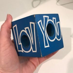 I lov you block - vintage 70’s ☮️